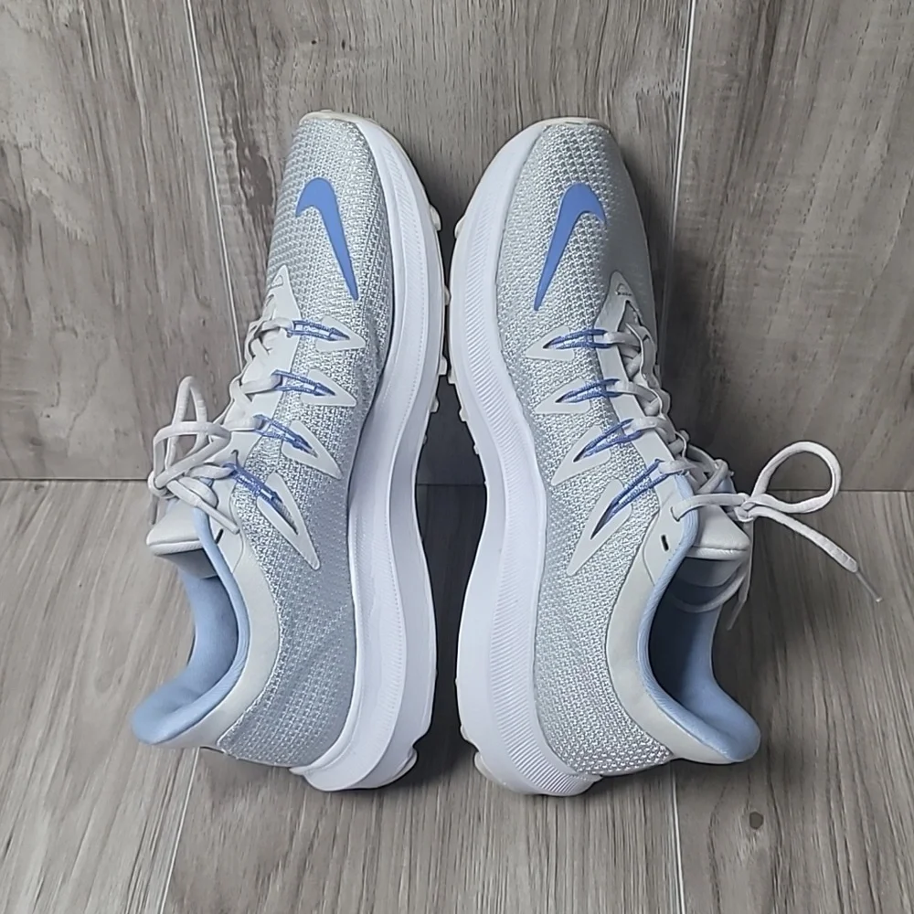 Nike Quest Womens Running Shoes Size 7 Platinum Grey Light Blue AA7412-008 - Picture 4 of 9